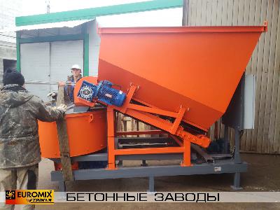 В город Москву крупной компании, занимающейся строительством и проектированием, отгружен мобильный бетонный завод EUROMIX CROCUS 8/300.