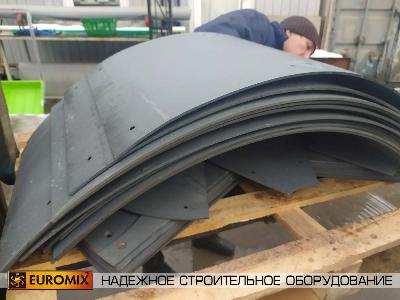 В Симферополь отгружены три комплекта брони для бетоносмесителя EUROMIX 610.300М ЗА.