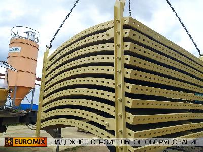 Очередные составные части силоса цемента разборной конструкции EUROSILO ЕС Р 7,7/890 (диаметр 7,7 м, объём силоса 595 м³) отгружены заказчику из города Томск.