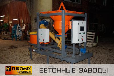 Для крупнейшего застройщика России, компании ПИК ГРУПП, отгружен мобильный растворосмесительный узел EUROMIX CROCUS 3/200