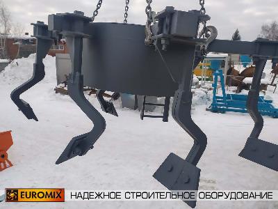 В Курск отгружен активатор с сборе с лопатками и стойками для установки на мобильный бетонный завод EUROMIX CROCUS 15/750.