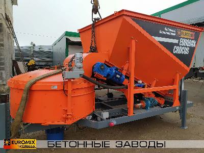 В Енотаевский район Астраханской области отгружен мобильный бетонный завод EUROMIX CROCUS 15/750 в комплекте со станцией растаривания СР 1000 (с ручной талью), винтовым конвейером АРМАТА ВК-219, ленточным транспортером ЛК- Ж-Г-800-11400.