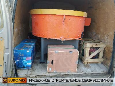 В город Коломну Московской области отправлен бетоносмеситель EUROMIX 600.300М.