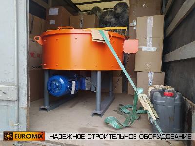 В Чувашскую Республику в город Чебоксары произведена отгрузка бетоносмесителя EUROMIX 600.300М.