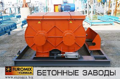 Компании из г.Атырау (Республика Казахстан) с целью модернизации и усовершенствования имеющегося бетоносмесительного узла отгружен двухвальный бетоносмеситель EUROMIX 620.800.