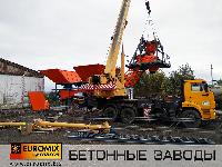 Видеообзор: Монтаж завода за один день. Бетонный завод EUROMIX CROCUS 60/1500.3.12 COMPACT 2 СКИП