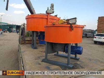 Клиентам в город Караганда (Казахстан) отгружены бетоносмесители EUROMIX 600.200 и 600.750.