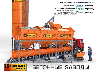 Размещена информация о бетонных заводах EUROMIX CROCUS VIKING