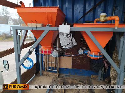 Группе компаний ПИК в Москву произведена отгрузка смесительного узла на базе бетоносмесителя EUROMIX 600.750.